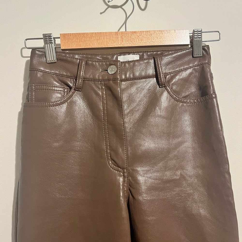 Aritzia Wilfred Melina Vegan Leather Pants